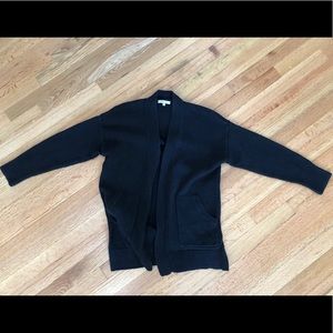Madewell Black Cardigan Sweater with Pockets